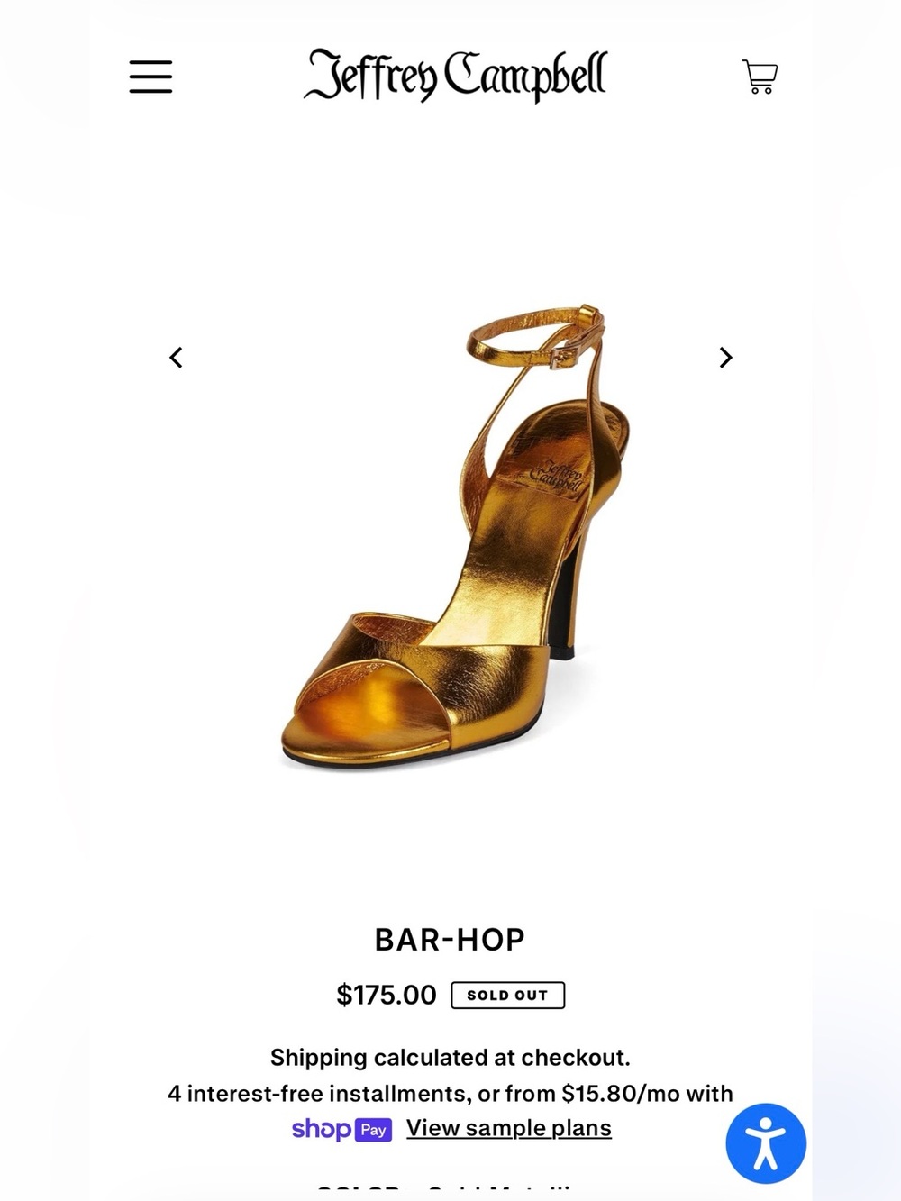 ISO GOLD BAR HOP HEELS (do not buy)
